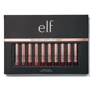 ELF Rose Gold Matte Lipstick Set - 10 Shades UNOPENED